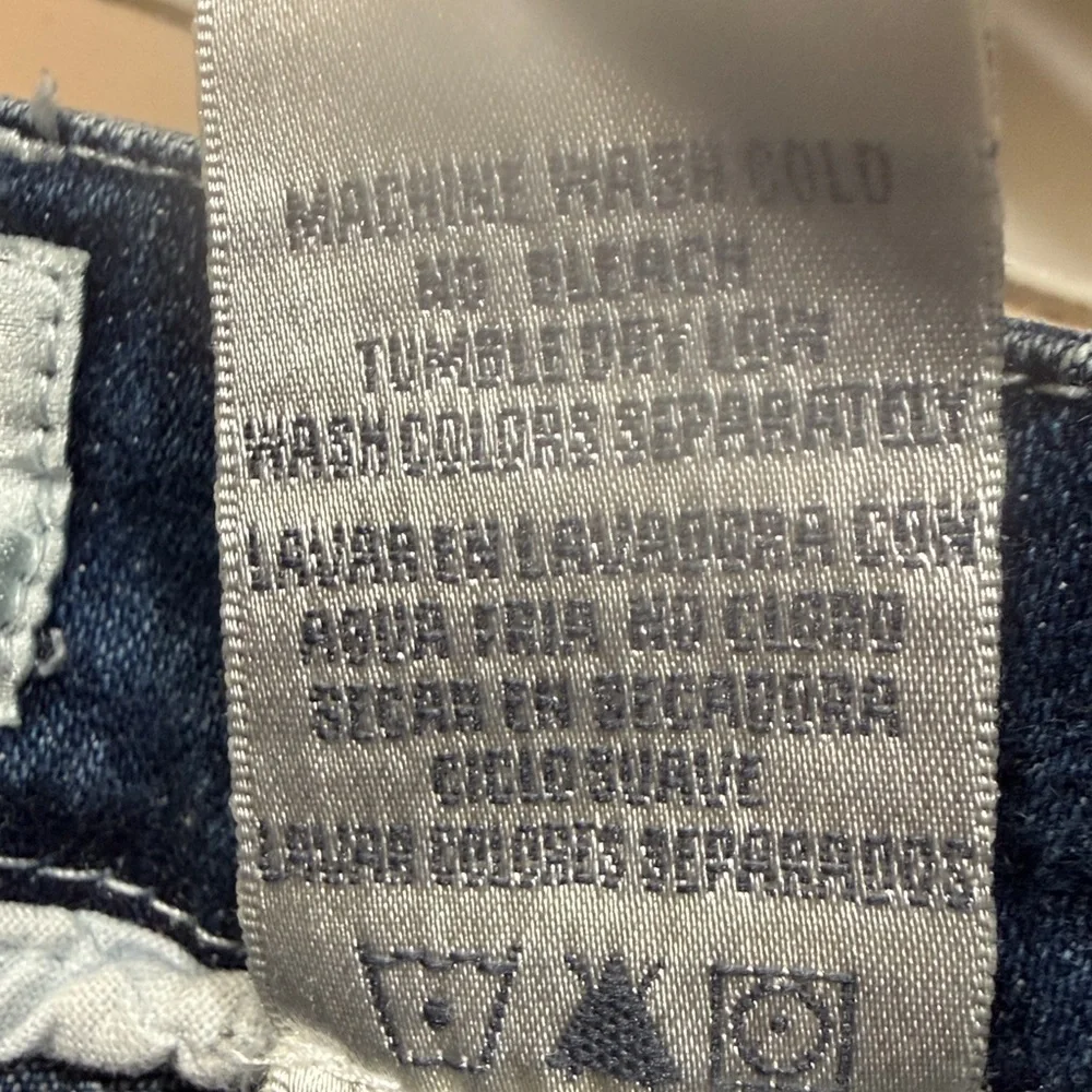 Baby Phat Dark Wide Leg Blue Jeans, Size 13, NWOT, MAKE AN OFFER!!! - Picture 8 of 11